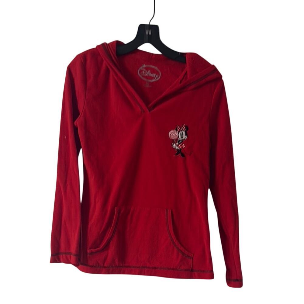 Disney Red Pullover with Minnie Mouse Design Juniors Small
